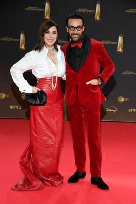 Judith Williams with husband Alexander Klaus Stecher at the German Television Award 2025 ceremony at the MMC Studios Cologne, 10 09 2025 Foto:xF.xKernx xFuturexImagex fernsehpreis_5779