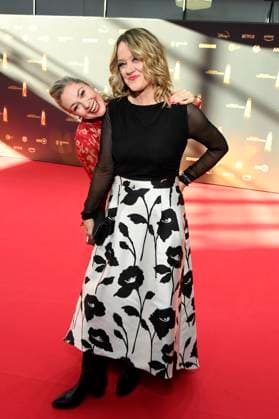Ruth Moschner and Lisa Feller at the German Television Award 2025 ceremony at the MMC Studios Cologne, 10 09 2025 Foto:xF.xKernx xFuturexImagex fernsehpreis_5789