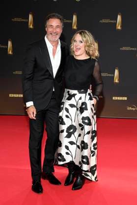 Marco Schreyl and Lisa Feller at the presentation of the German Television Award 2025 at the MMC Studios Cologne, 10 09 2025 Foto:xF.xKernx xFuturexImagex fernsehpreis_5797