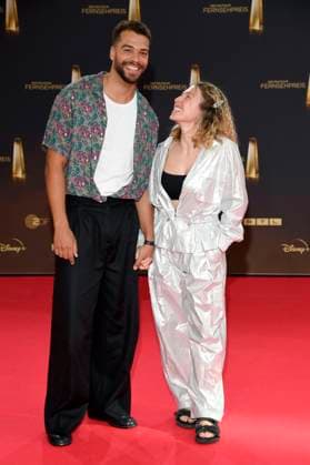 Bianca Heinicke with boyfriend Timothy Hill at the German Television Award 2025 ceremony at MMC Studios Cologne, 10 09 2025 Foto:xF.xKernx xFuturexImagex fernsehpreis_5800