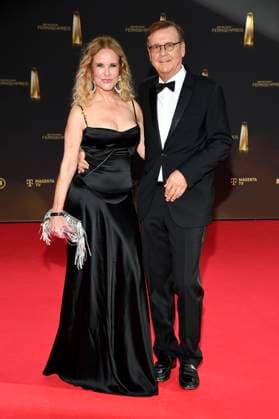 Katja Burkard with husband Hans Mahr at the German Television Award 2025 ceremony at MMC Studios Cologne, 10 09 2025 Foto:xF.xKernx xFuturexImagex fernsehpreis_5811