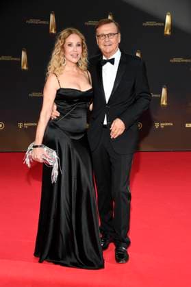 Katja Burkard with husband Hans Mahr at the German Television Award 2025 ceremony at MMC Studios Cologne, 10 09 2025 Foto:xF.xKernx xFuturexImagex fernsehpreis_5813