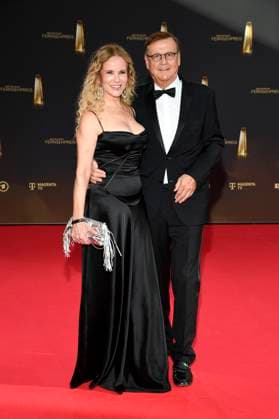 Katja Burkard with husband Hans Mahr at the German Television Award 2025 ceremony at MMC Studios Cologne, 10 09 2025 Foto:xF.xKernx xFuturexImagex fernsehpreis_5815