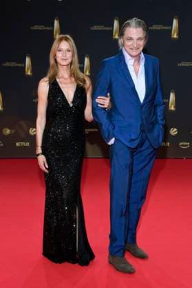 Esther Schweins and Stefan Jürgens at the German Television Award 2025 ceremony at the MMC Studios Cologne, 10 09 2025 Foto:xF.xKernx xFuturexImagex fernsehpreis_5857