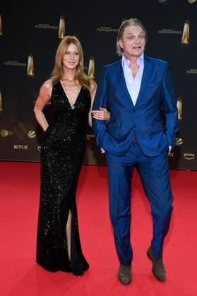 Esther Schweins and Stefan Jürgens at the German Television Award 2025 ceremony at the MMC Studios Cologne, 10 09 2025 Foto:xF.xKernx xFuturexImagex fernsehpreis_5858