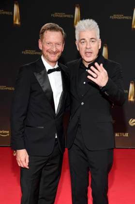 Michael Kessler and Michael Mittermeier at the German Television Award 2025 ceremony at the MMC Studios Cologne, 10 09 2025 Foto:xF.xKernx xFuturexImagex fernsehpreis_5871