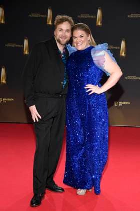 Knud Riepen and Gisa Flake at the presentation of the German Television Award 2025 at the MMC Studios Cologne, 10 09 2025 Foto:xF.xKernx xFuturexImagex fernsehpreis_5908