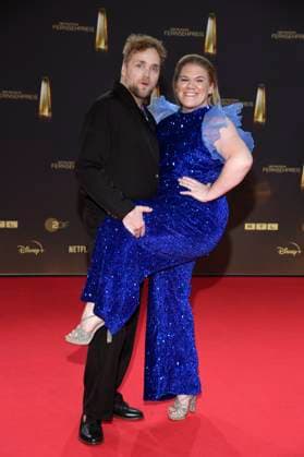 Knud Riepen and Gisa Flake at the presentation of the German Television Award 2025 at the MMC Studios Cologne, 10 09 2025 Foto:xF.xKernx xFuturexImagex fernsehpreis_5909