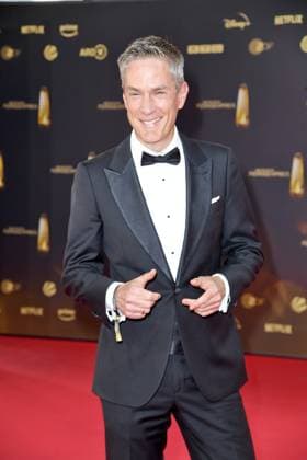 Sven Lorig arriving at the German Television Award ceremony at the MMC Studios in Cologne on 10 09 2025