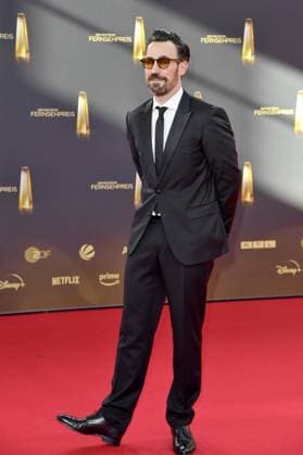 Jan Köppen arriving at the German Television Award ceremony at the MMC Studios in Cologne on 10 09 2025