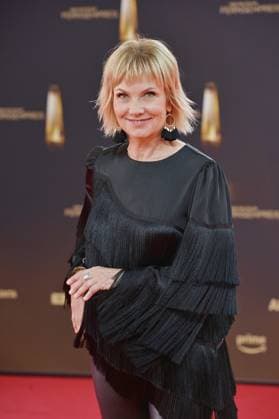 Ilka Eßmüller arriving at the German Television Award ceremony at the MMC Studios in Cologne on 10 09 2025