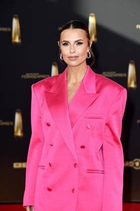 Laura Wontorra arriving at the German Television Award ceremony at the MMC Studios in Cologne on 10 09 2025