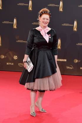 Enie van de Meiklokjes arriving at the German Television Award ceremony at the MMC Studios in Cologne on 10 09 2025