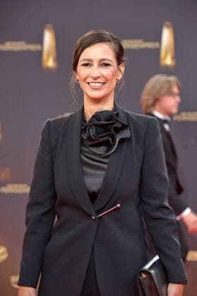 Pinar Atalay arriving at the German Television Award ceremony at the MMC Studios in Cologne on 10 09 2025