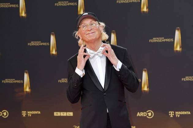 Otto Waalkes arriving at the German Television Award ceremony at the MMC Studios in Cologne on 10 09 2025