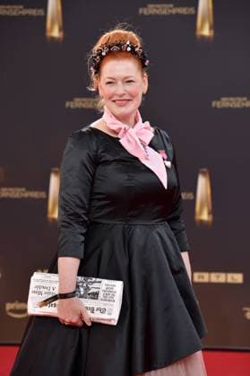 Enie van de Meiklokjes arriving at the German Television Award ceremony at the MMC Studios in Cologne on 10 09 2025