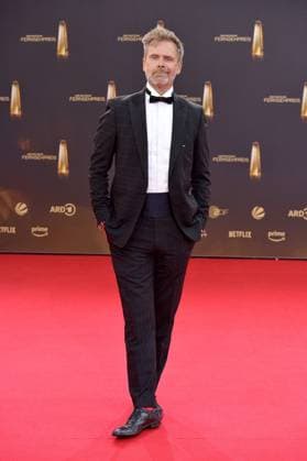 Matthias Matschke arriving at the German Television Award ceremony at the MMC Studios in Cologne on 10 09 2025