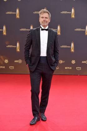 Matthias Matschke arriving at the German Television Award ceremony at the MMC Studios in Cologne on 10 09 2025