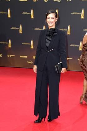Pinar Atalay arriving at the German Television Award ceremony at the MMC Studios in Cologne on 10 09 2025