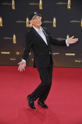 Otto Waalkes arriving at the German Television Award ceremony at the MMC Studios in Cologne on 10 09 2025
