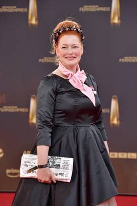 Enie van de Meiklokjes arriving at the German Television Award ceremony at the MMC Studios in Cologne on 10 09 2025