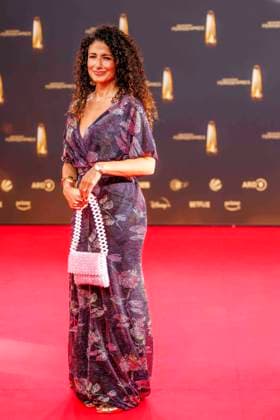 abb Marwa Eldessouky ARD Brisant as a guest on the red carpet at the German Television Award 2025 ceremony at the MMC Studios on 0 09 2025 in Cologne NRW Germany