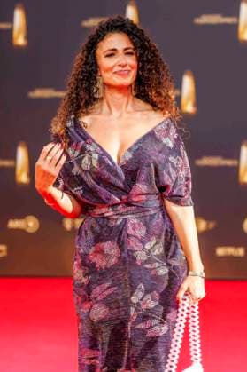 abb Marwa Eldessouky ARD Brisant as a guest on the red carpet at the German Television Award 2025 ceremony at the MMC Studios on 0 09 2025 in Cologne NRW Germany