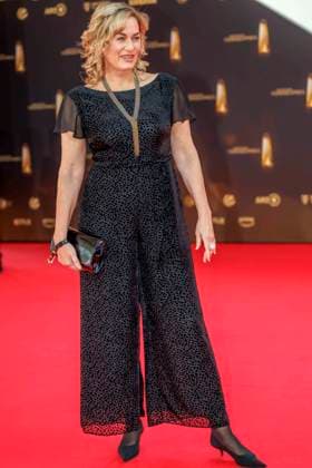 abb Gesine Cukrowski as a guest on the red carpet at the German Television Award 2025 ceremony at the MMC Studios on 0 09 2025 in Cologne NRW Germany