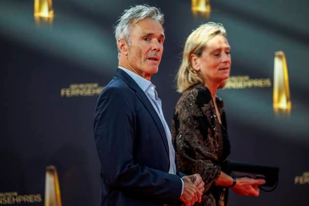 abb Hannes Jenicke as a guest on the red carpet at the German Television Award 2025 ceremony at the MMC Studios on 0 09 2025 in Cologne NRW Germany