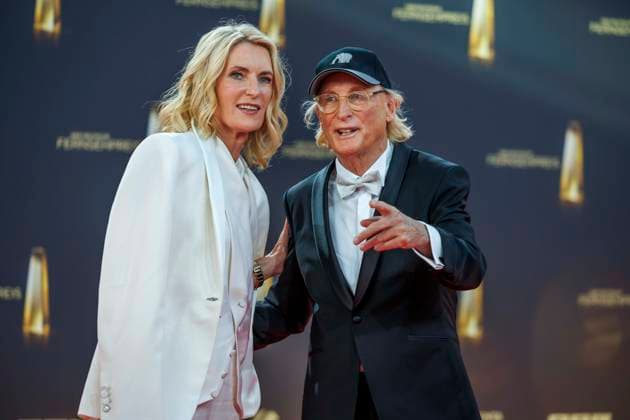 abb Maria Furtwaengler Otto Waalkes as a guest on the red carpet at the German Television Award 2025 ceremony at the MMC Studios on 0 09 2025 in Cologne NRW Germany