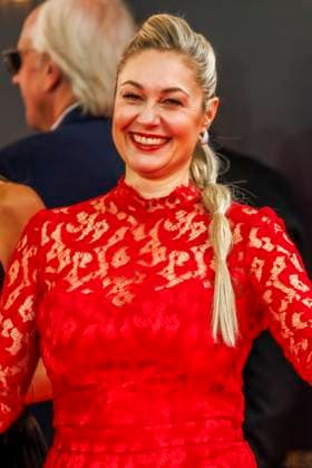 abb Ruth Moschner as a guest on the red carpet at the German Television Award 2025 ceremony at the MMC Studios on 0 09 2025 in Cologne NRW Germany