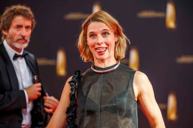abb Svenja Jung as a guest on the red carpet at the German Television Award 2025 ceremony at the MMC Studios on 0 09 2025 in Cologne NRW Germany