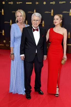 Britta Gessler, Frank Elstner and Enya Elstner at the German Television Award Ceremony on 10 09 2025 in Cologne German Television Award Ceremony 2025 in Cologne