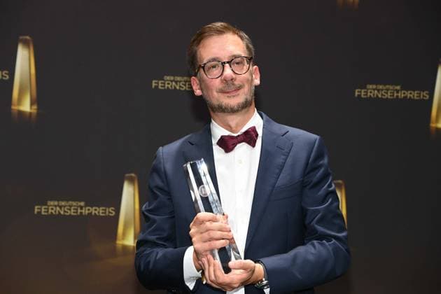 Thomas SCHMIDT, A very good quiz with high winnings Best Entertainment Show Award Ceremony of the German Television Award, The German Television Award 2025, German Television Award 2025 in the MMC Studios Cologne, on 10 09 2025