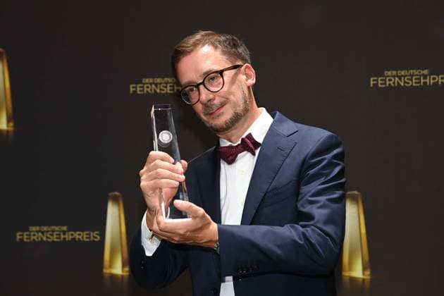 Thomas SCHMIDT, A very good quiz with high winnings Best Entertainment Show Award Ceremony of the German Television Award, The German Television Award 2025, German Television Award 2025 in the MMC Studios Cologne, on 10 09 2025
