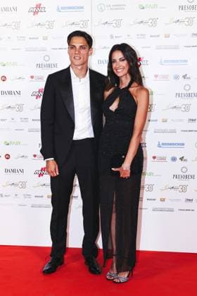Milan, photocall for the 30th edition of the Gentleman Fair Play Award at the Teuliè Military School. Pictured: Samuele Ricci, Eleonora Incardona  Copyright: xAlessandroxBremecx xipa-agency.netx xx IPA_Agency_IPA64690220