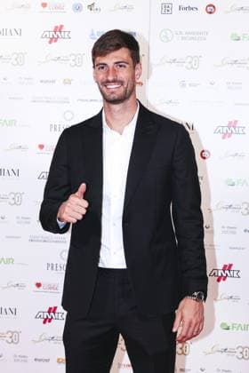 Milan, photocall for the 30th edition of the Gentleman Fair Play Award at the Teuliè Military School. Pictured: Matteo Gabbia  Copyright: xAlessandroxBremecx xipa-agency.netx xx IPA_Agency_IPA64690241