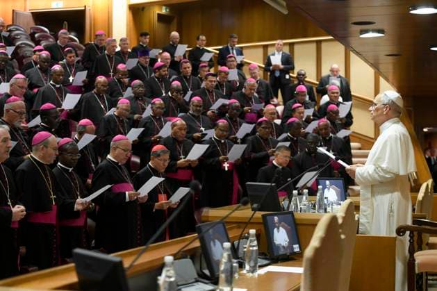 News Bilder des Tages ITALY - POPE LEO XIV MEETS WITH NEW BISHOPS AND BISHOPS FROM MISSION COUNTRIES IN THE VATICAN - 2025 9 11 Italy, Rome, Vatican, 2025 9 11.Pope Leo XIV meets new bishops, including those from mission countries in the new hall of the Vatican Synod for the concluding audience of the Training Course for New Bishops, sponsored by the Dicasteries for Bishops, for the Oriental Churches and for Evangelization in the Vatican , EDITORIAL USE ONLY - NO BOOKS Copyright: xVATICANxMEDIAx