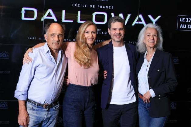 Dalloway Premiere - Paris Frédéric Pierrot, Cécile de France, Yann Gozlan and Tatiana de Rosnay attend the photocall for the premiere of Dalloway at UGC Cine Cite Les Halles in Paris, France, on September 11, 2025. Photo by David Boyer ABACAPRESS.COM Paris France  Copyright: xBoyerxDavid ABACAx