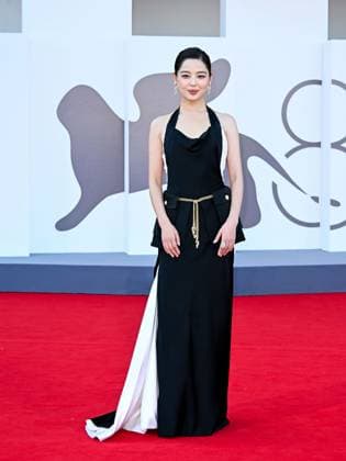 Venice, ITALY: Venice, 82nd Venice International Film Festival 2025 - Evening 10. red carpet of the film Ri Gua Zhong Tian (The Sun Rises On Us All) - In the photo: Xin Zhilei Venice ITALY - ZUMAp169 20250905_zea_p169_1877 Copyright: xSimonexComix