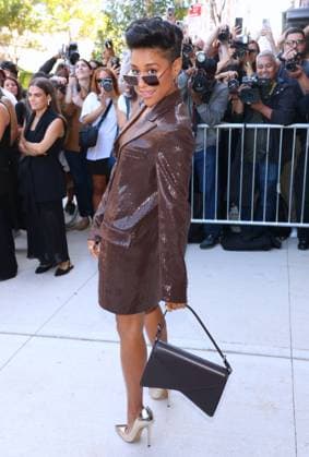 Celebs at The Michael Kors Fashion Show Ariana DeBose arrives at the Michael Kors show during the fashion week in New York, NY on September 11, 2025. Photo by Charles Guerin ABACAPRESS.COM New York NY  Copyright: xGuerinxCharles ABACAx