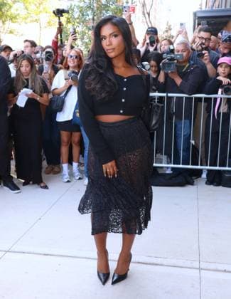 Celebs at The Michael Kors Fashion Show Guest arrives at the Michael Kors show during the fashion week in New York, NY on September 11, 2025. Photo by Charles Guerin ABACAPRESS.COM New York NY  Copyright: xGuerinxCharles ABACAx