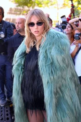 Celebs at The Michael Kors Fashion Show Suki Waterhouse arrives at the Michael Kors show during the fashion week in New York, NY on September 11, 2025. Photo by Charles Guerin ABACAPRESS.COM New York NY  Copyright: xGuerinxCharles ABACAx