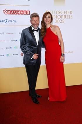 Thorsten Schorn and Katrin Bauerfeind at the German Radio Award ceremony on 11 09 2025 in Hamburg German Radio Award 2025 ceremony in Hamburg