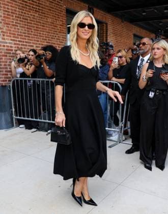 Celebrities arrive at the Michael Kors fashion show during New York Fashion Week Featuring: Nicky Hilton Rothschild Where: New York, New York, United States When: 11 Sep 2025 Credit: Jason Howard BauerGriffin INSTARimages EDITORIAL USE ONLY. NOT FOR USE BY NEWSPAPERS BASED IN THE UK. Copyright: xx instar55079159