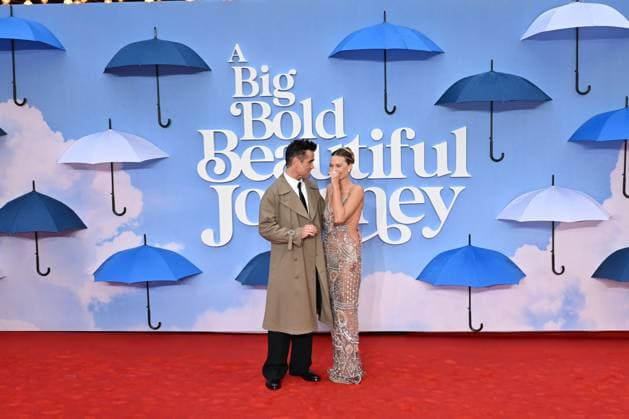 Premiere of A Big Bold Beautiful Journey at Odeon Luxe Leicester Square Featuring: Colin Farrell and Margot Robbie Where: London, United Kingdom When: 11 Sep 2025 Credit: Nils Jorgensen INSTARimages EDITORIAL USE ONLY. NOT FOR USE BY NEWSPAPERS BASED IN THE UK. Copyright: xx instar55079223