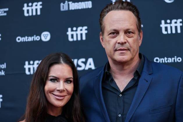 2025 Toronto International Film Festival - Easy’s Waltz TORONTO, CANADA - SEPTEMBER 11 : Kyla Weber (L) and Vince Vaughn (R) attend the premiere of ‘Easy’s Waltz’ during the 2025 Toronto International Film Festival at Princess of Wales Theatre in Toronto, Ontario, Canada on September 11, 2025. Mert Alper Dervis Anadolu Ontario Canada. Editorial use only. Please get in touch for any other usage.  Copyright: x2025xAnadoluxMertxAlperxDervisx