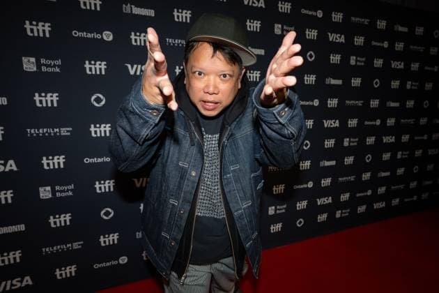 September 11, 2025, Toronto, On, Canada: Eric Yick Keung San, also known by his stage name, Kid Koala, poses for photographs as he walks the red carpet at the North American premiere of öÄuSpace CadetöÄù at the Toronto International Film Festival, in Toronto on Thursday, September 11, 2025. Toronto Canada - ZUMAc35_ 20250911_zaf_c35_124 Copyright: xArlynxMcadoreyx