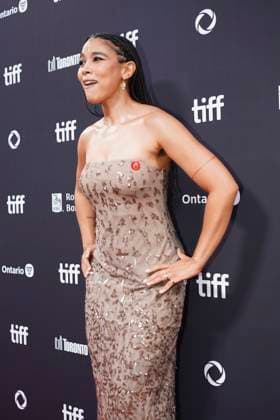 September 11, 2025, Toronto, Ontario, Canada: Alexandra Shipp attends the red carpet for the Ã¢â‚¬ËœGlenrothanÃ¢â‚¬â ¢ premiere during the 2025 Toronto International Film Festival at Roy Thomson Hall. on September 11, 2025 in Toronto, Canada. Toronto Canada - ZUMAe321 20250911_zea_e321_045 Copyright: xLeonardoxRamirezx