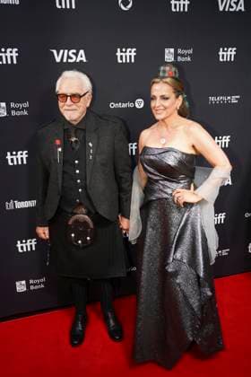 September 11, 2025, Toronto, Ontario, Canada: (L-R) Brian Cox and Nicole Ansari-Cox attend the red carpet for the Ã¢â‚¬ËœGlenrothanÃ¢â‚¬â ¢ premiere during the 2025 Toronto International Film Festival at Roy Thomson Hall. on September 11, 2025 in Toronto, Canada. Toronto Canada - ZUMAe321 20250911_zea_e321_017 Copyright: xLeonardoxRamirezx